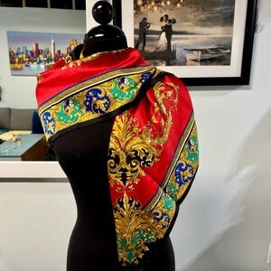 ❤️Vintage Elegant Vibrant Baroque Scarf